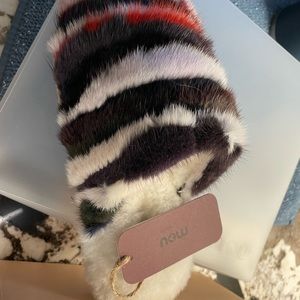 NWT mou mink multicolor slippers